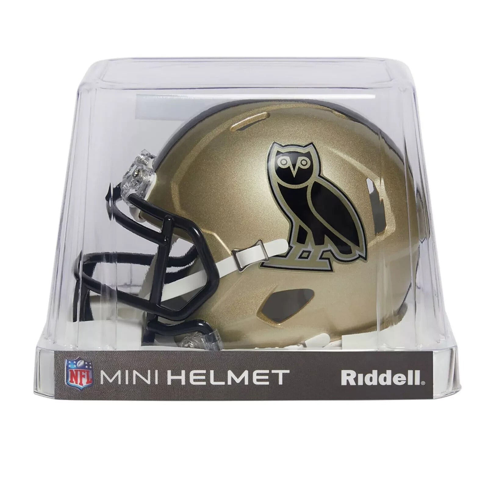 New Orleans Saints x OVO Mini Helmet Riddell NFL Octobers Very Own New Drake