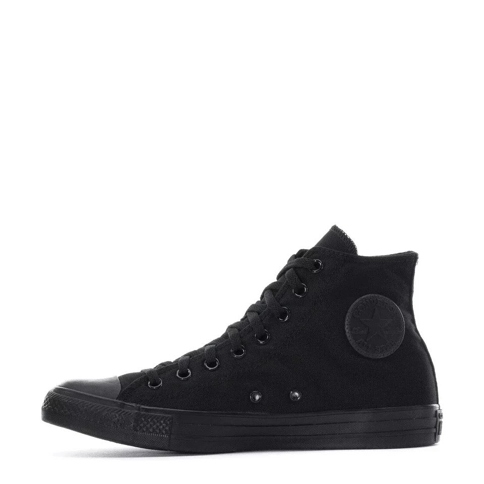 Converse Chuck Taylor All Star Canvas Black High Top Size 17 - Free Shhipping