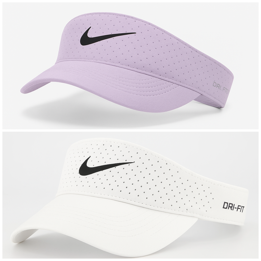 Nike Unisex Adult Dri FIT ADV Ace Tennis Visor White Size S-XL White/ Lavender