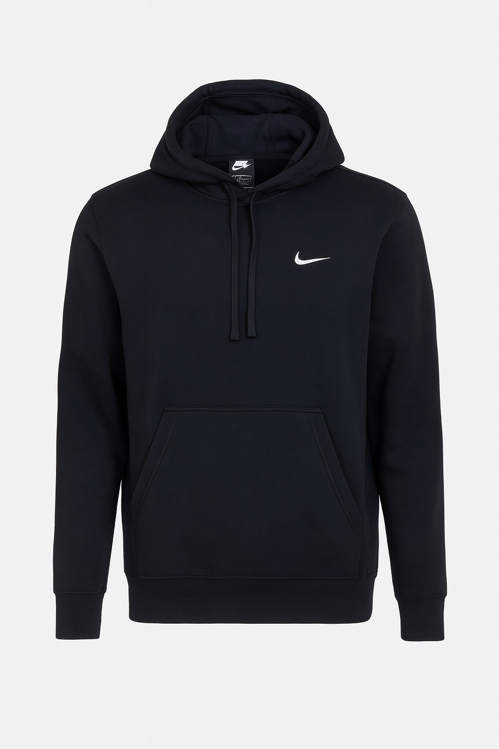 Nike Club Pullover Hoodie Grey/Black Multiple Sizes - Free Shipping