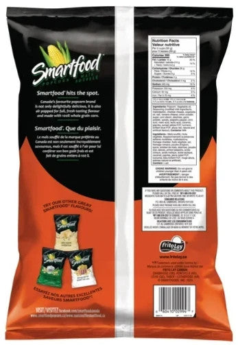 Frito Lay Smartfood Jalapeno & Cheddar Popcorn, 180g/6.3oz (Pack of 4)