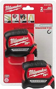 Milwaukee 25 ft. Magnetic Tape Measure - 2-Pack