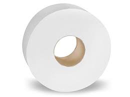Jumbo Toilet Paper 3.3in x 1000ft 12 Rolls (2-PLY)