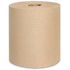 Kraft Roll Towel – 8" x 600' (12 Rolls/Case)